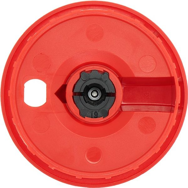 Thumb-grip, red, lockable with padlock, for T0, T3, P1 image 3