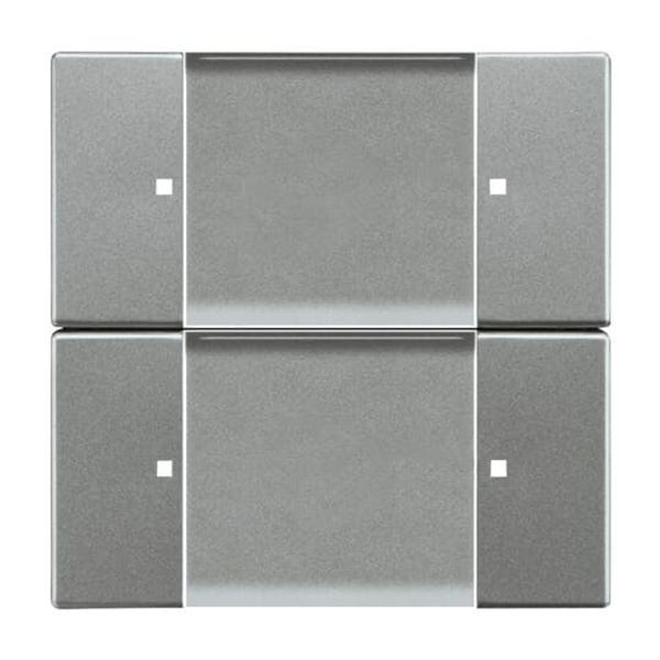 6736-803 CoverPlates (partly incl. Insert) Remote control grey metallic image 3