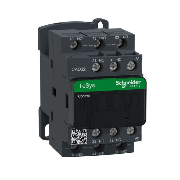 TeSys Deca control relay - 3 NO + 2 NC - = 690 V - 200 V AC standard coil image 3