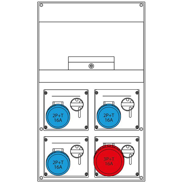 PORTABLE DISTRIBUTION ASSEMBLY DOMINO image 1