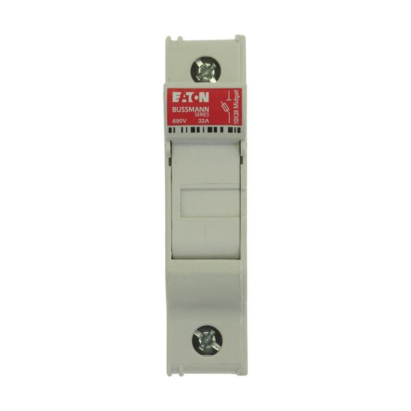 Fuse-holder, LV, 32 A, AC 690 V, 10 x 38 mm, 1P, UL, IEC, DIN rail mount image 16