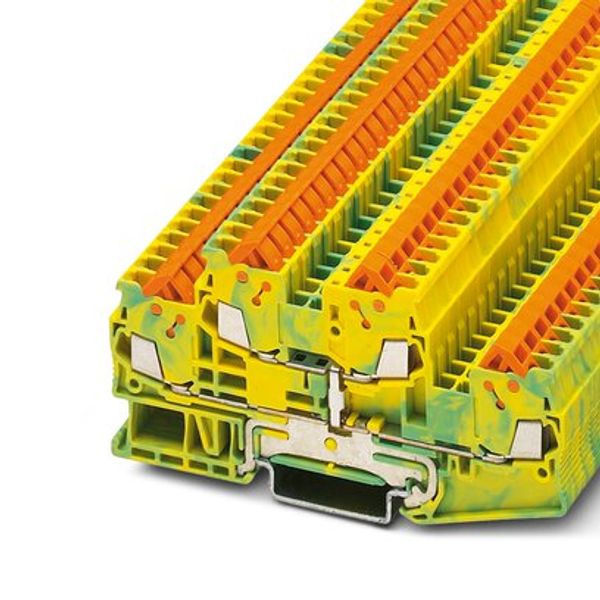 QTTCB 1,5-PE - Protective conductor double-level terminal block image 1