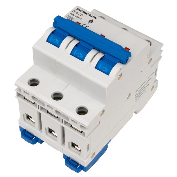 Miniature Circuit Breaker (MCB) AMPARO 10kA, B 4A, 3-pole image 7