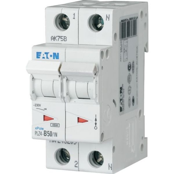 PLZ4-C50/1N-MW Eaton Moeller series xPole - PLZ4 MCB image 1