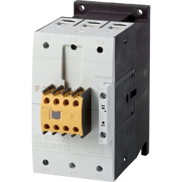 Safety contactor, 380 V 400 V: 37 kW, 2 N/O, 2 NC, 230 V 50 Hz, 240 V 60 Hz, AC operation, Screw terminals, with mirror contact. image 4