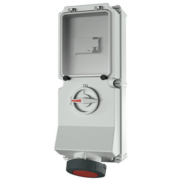 Mennekes Wall mounted recept., 63A5p6h400V, IP67 7251 image 3