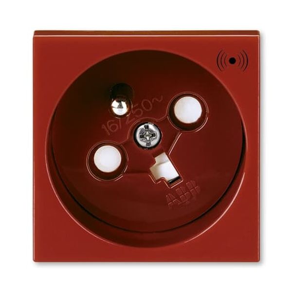 5585N-C05359 R1 Socket outlet 45×45 with earthing pin, shuttered, with surge protection image 2
