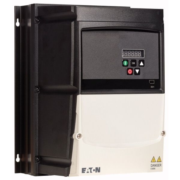 Variable frequency drive, 400 V AC, 3-phase, 18 A, 7.5 kW, IP66/NEMA 4X, Radio interference suppression filter, Brake chopper, 7-digital display assem image 4