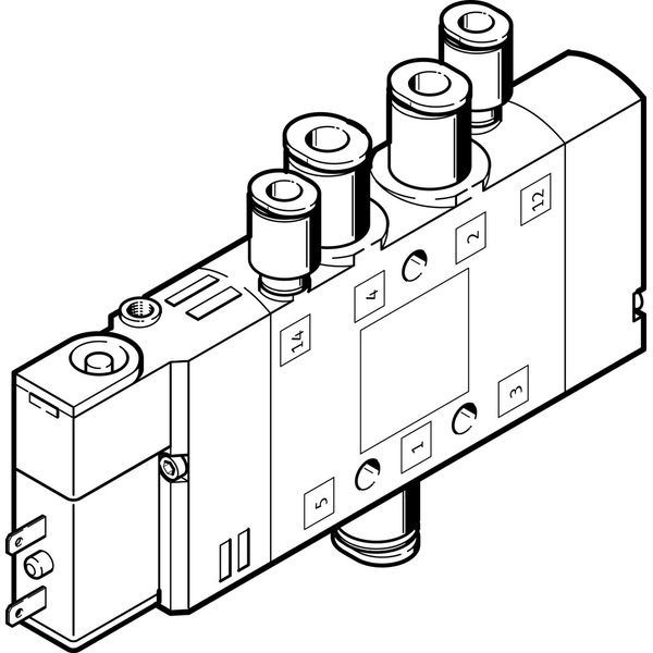 CPE10-M1BH-5LS-QS-6 Air solenoid valve image 1