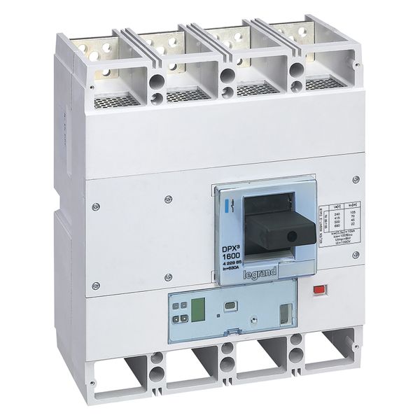 422973 DPX³1600 power circuit breaker with S10 electronic release and measuring unit breaking capacity 70kA 400V~ - 4P - 630A image 1