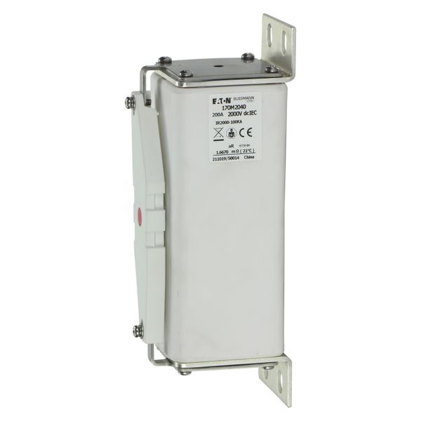 Fuse-link, high speed, 200 A, DC 2000 V, 65 x 89 x 213 mm, aR, IEC, with indicator image 8