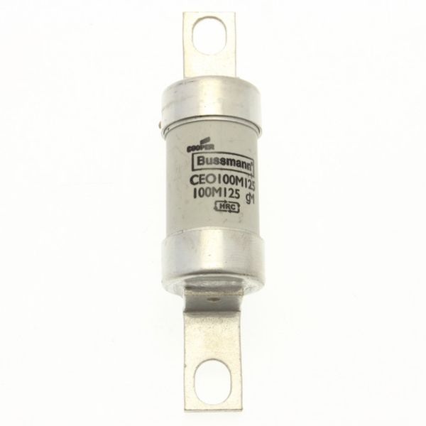 Fuse-link, LV, 100 A, AC 415 V, BS88/A4, 27 x 110 mm, gM, BS, 100M125 image 2