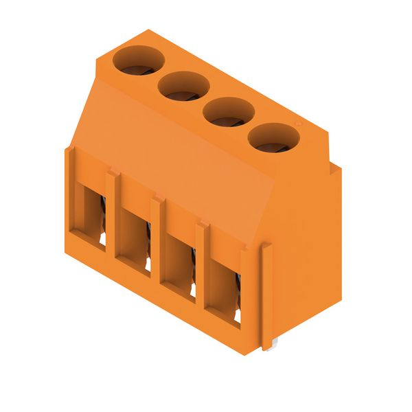 PCB terminal, 5.00 mm, Number of poles: 4, Conductor outlet direction: image 2