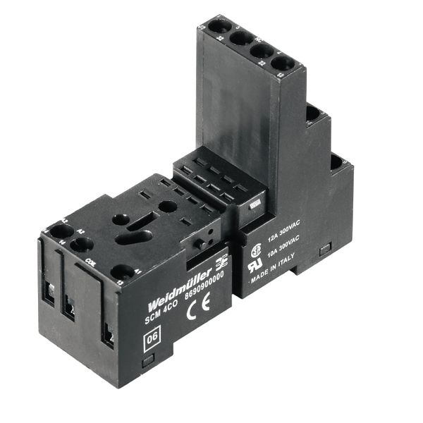 Relay socket, IP20, 2 CO contact , 12 A, Screw connection image 1