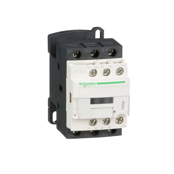 TeSys Deca contactor - 3P(3 NO) - AC-3/AC-3e - = 440 V 12 A - 24 V AC coil image 1