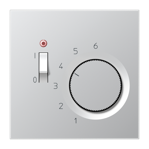 Room thermostat 10A, 24V, 1-way, aluminium image 1