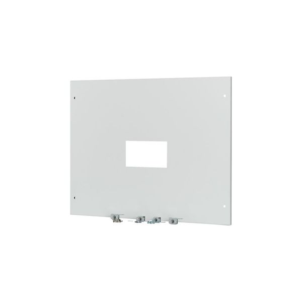 Front plate, NZM4, 4p, fixed version, W=800mm, grey image 3