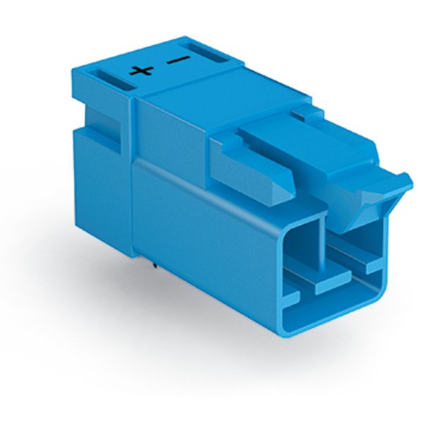 Plug for PCBs angled 2-pole blue image 3