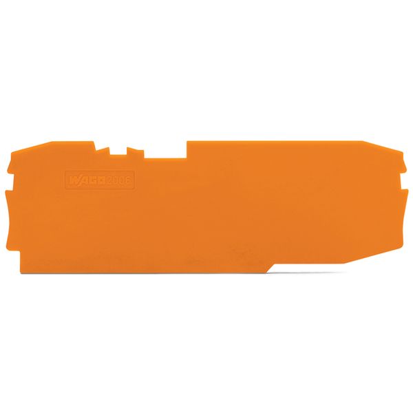 2006-1692 End and intermediate plate; 1 mm thick; orange image 2