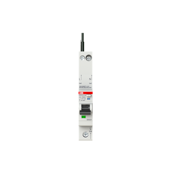 DSE201 M C20 AC300 - N Black Residual Current Circuit Breaker with Overcurrent Protection image 3