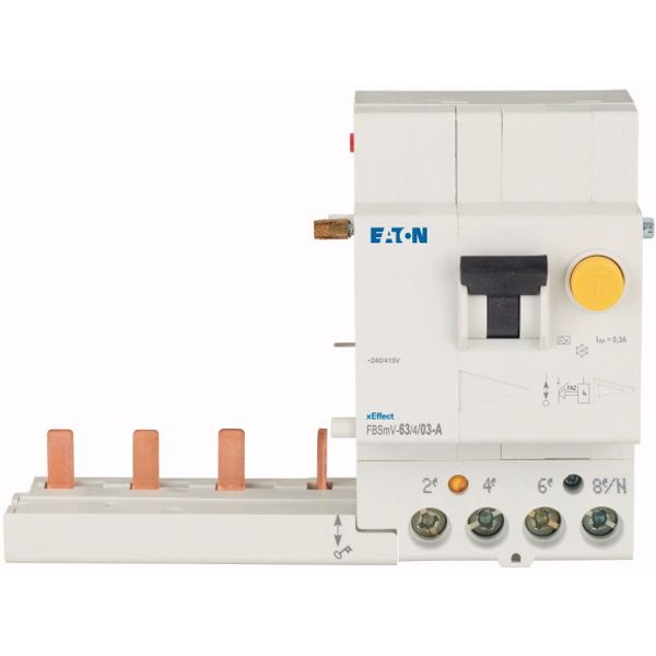 Residual-current circuit breaker trip block for FAZ, 63A, 4p, 300mA, type A image 2