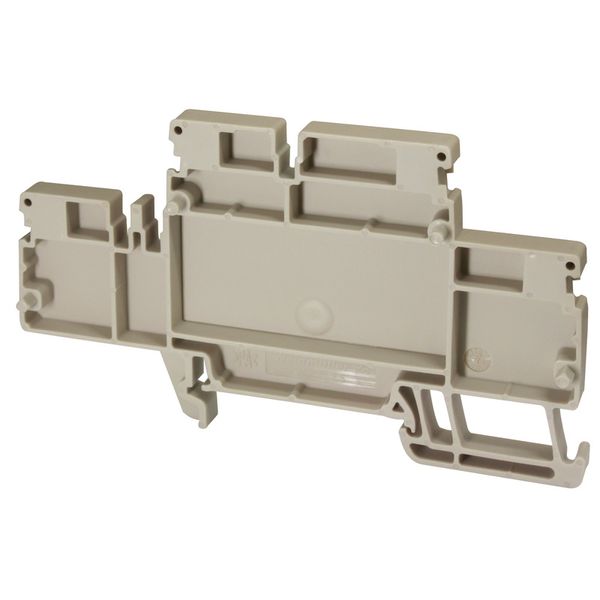 End plate (terminals), 90 mm x 5.1 mm, dark beige image 1