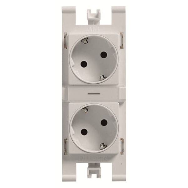 T1088 PL T1088 PL - Duplex Schuko socket outlet image 1