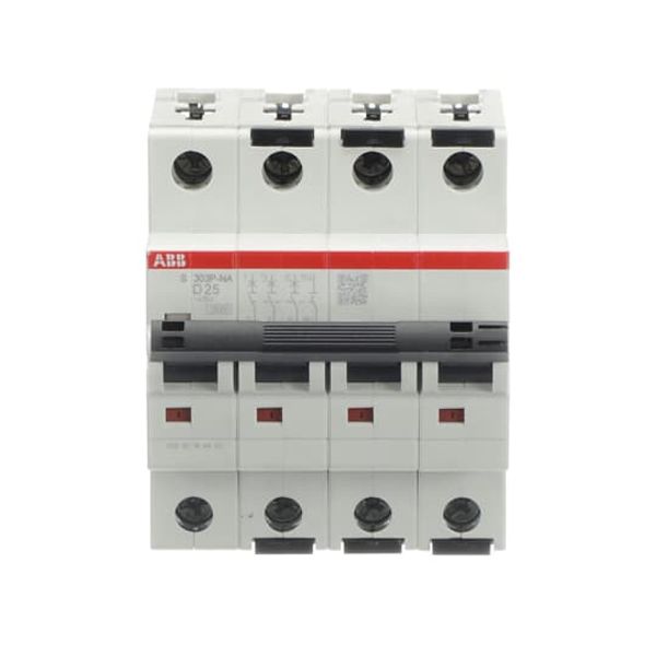 S203P-D25NA Miniature Circuit Breaker - 3+NP - D - 25 A image 3