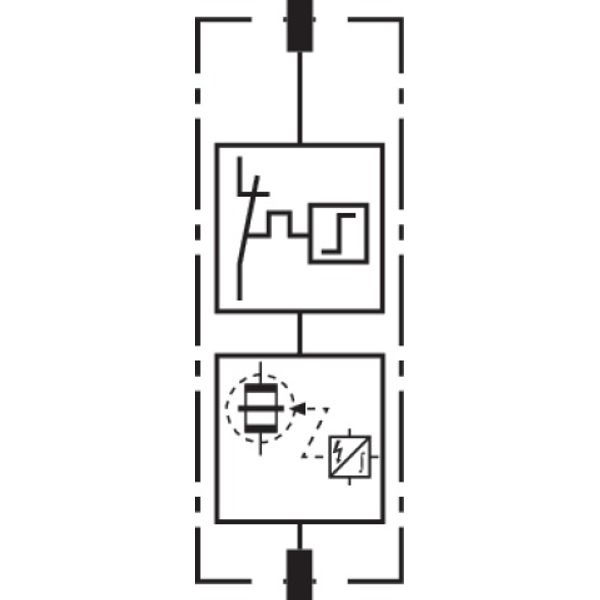 Surge arrester type 2 N-PE spark-gap based prot. module f. DEHNguard A image 3