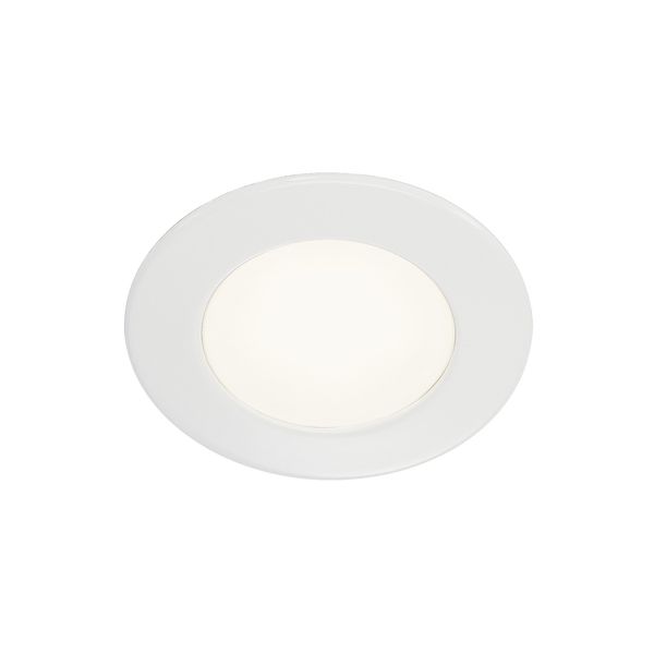 DL 126 LED downlight, 3W, 3000K, 12V, round, acryl, white image 1