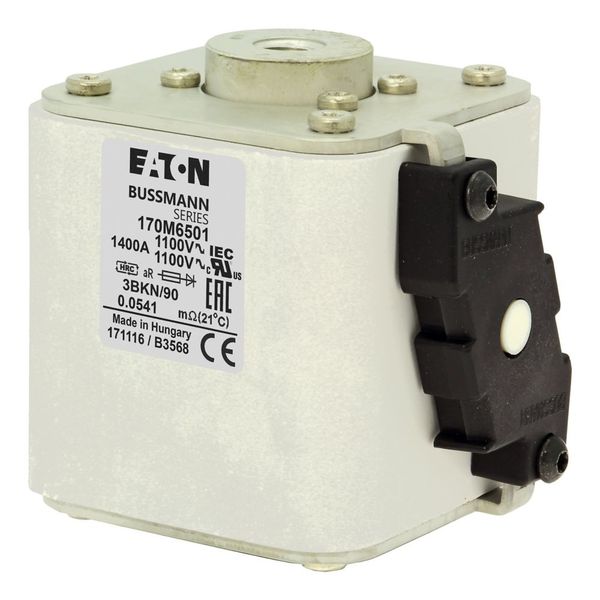 Fuse-link, high speed, 2000 A, AC 600 V, size 3, 74 x 92 x 90 mm, aR, IEC, single indicator image 6