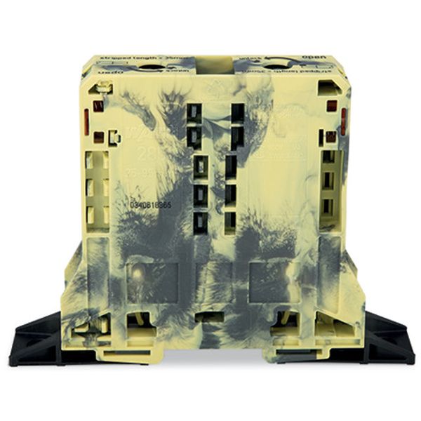 2-conductor through terminal block 95 mm² lateral marker slots dark gr image 3