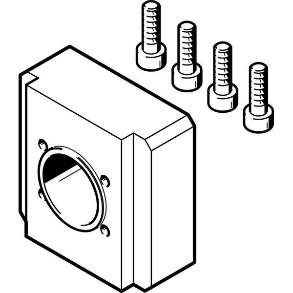 EAMF-A-L27-55A Motor flange image 1