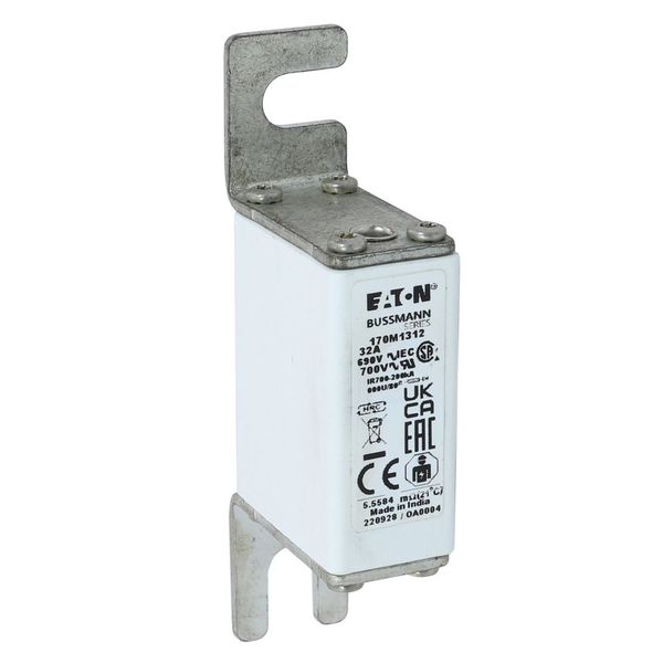 Fuse-link, high speed, 32 A, AC 690 V, DIN 000, 21 x 40 x 100 mm, gR, DIN, IEC image 21