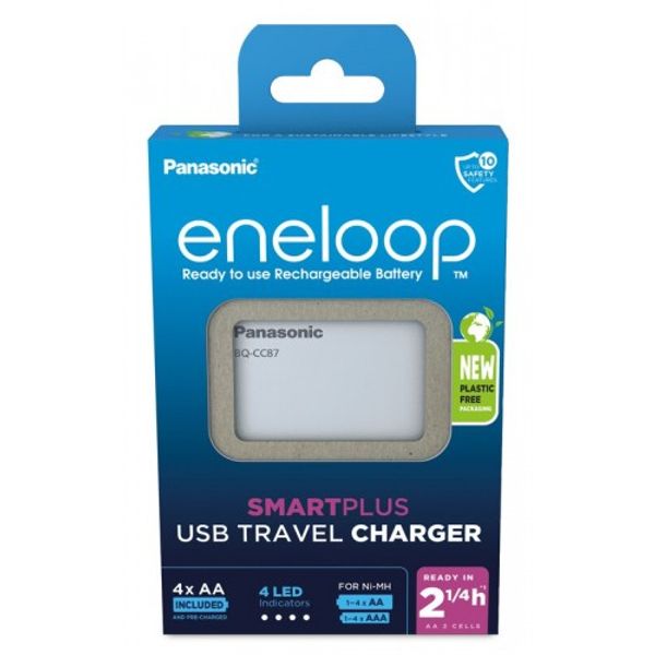 PANASONIC Eneloop Q-CC87 US-Charger incl. 4xK-3MCCE AA 2000mAh image 1