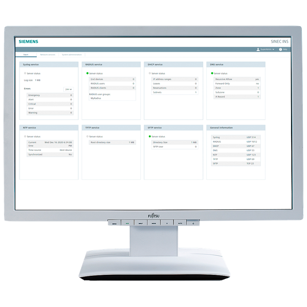 SINEC INS Basic 50 DL Type of delivery Download Services for management of industrial networks, RADIUS, syslog, NTP, DHCP, TFTP, SFTP, DNS  6GK8751-1BA01-0BK0 image 1