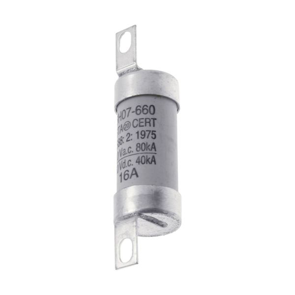 Fuse-link, low voltage, 16 A, AC 660 V, DC 250 V, BS88/A2, 22 x 82 mm, gL/gG, BS image 10