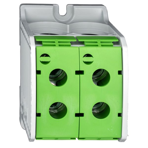 Aluminium /Copper terminal, 1-pole Double green, 185mmý image 3