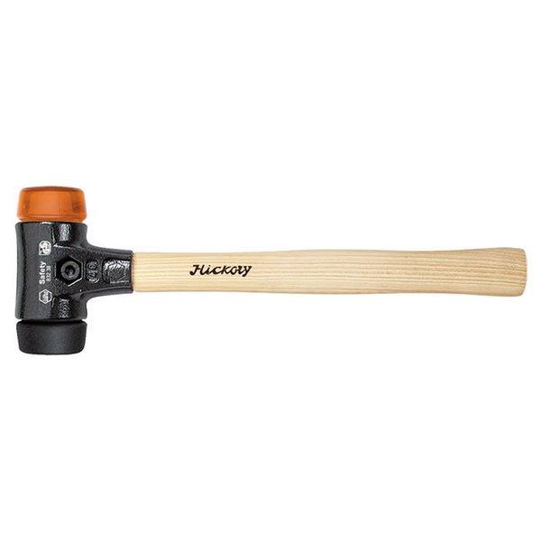 Safety soft-face hammer, black/ transparent orange 832-38 30 cm image 1