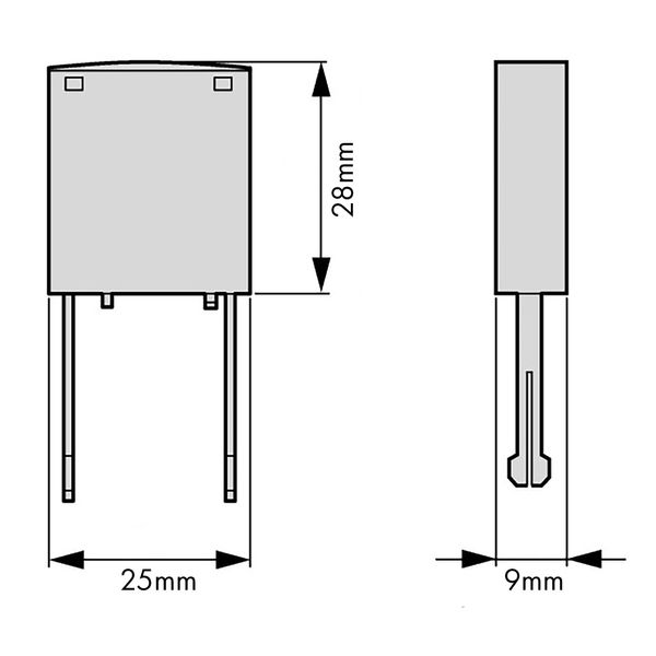 RC-suppressor for contactors size 0, 110-240VAC image 3