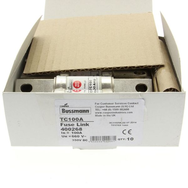 Fuse-link, low voltage, 80 A, AC 660 V, DC 350 V, BS88/B1, 26 x 137 mm, gL/gG, BS image 1