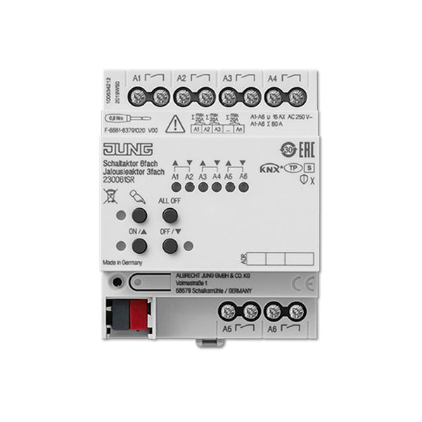 Switch unit KNX switch/blinds actuat 6/3-g image 4