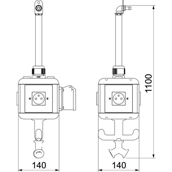 VH-4L 3SF1C16 HoverCube IP20, air, grip, NF-equipped 140x140x1100 image 2