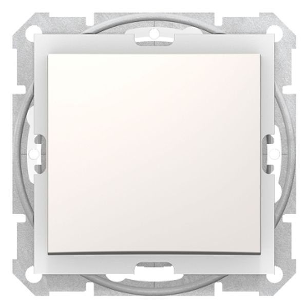 Sedna - intermediate switch - 10AX IP44 without frame cream image 1