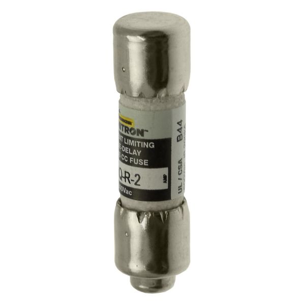 Fuse-link, LV, 2 A, AC 600 V, 10 x 38 mm, 13⁄32 x 1-1⁄2 inch, CC, UL, time-delay, rejection-type image 7