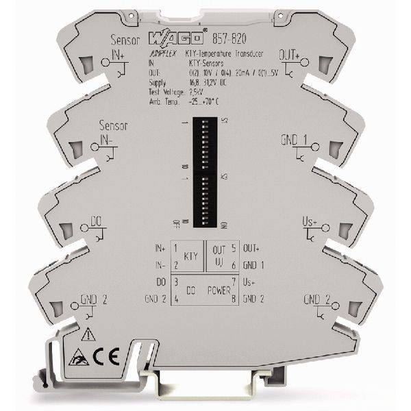 Temperature signal conditioner for KTY sensors Current and voltage out image 3