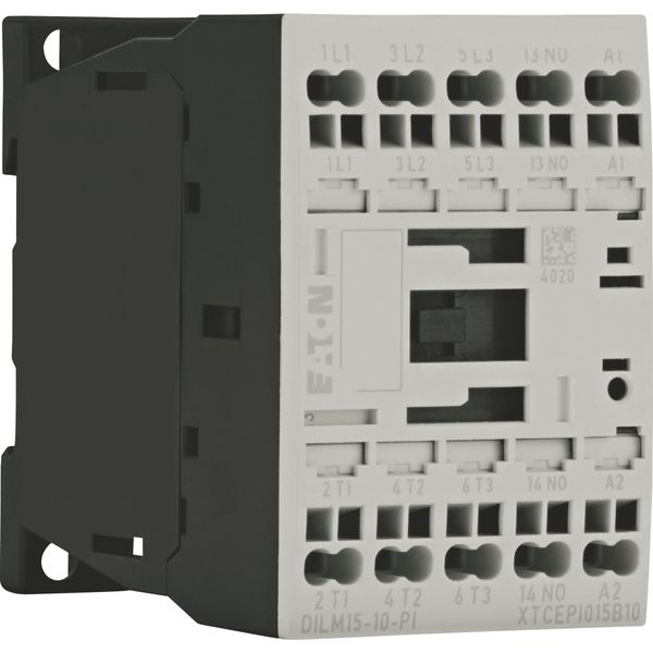 Contactor, 3 pole, 380 V 400 V 7.5 kW, 1 N/O, 230 V 50 Hz, 240 V 60 Hz, AC operation, Push in terminals image 16