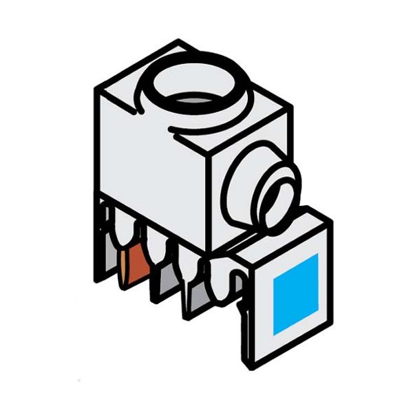 QUICK COUPLING POWER SUPPLY - GWFIX 100 - 100A WITHOUT CABLE - 10 TERMINAL BLOCK SINGLE POLE -  L1 image 1