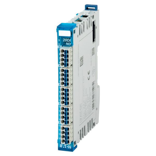 Digital input module, 20 digital inputs 24 V DC each, Negative switching, 5.0 ms image 15