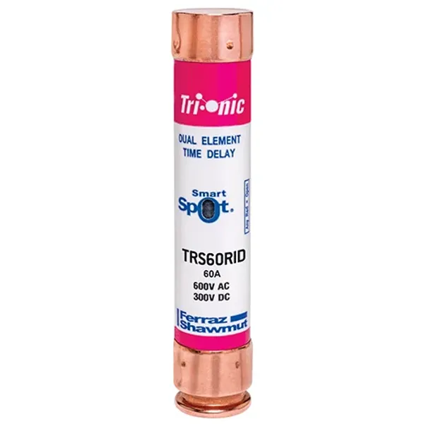 Fuse TRS-R Class RK5 Time-Delay 600VAC 300VDC 60A Ferrule SmartSpot® image 1